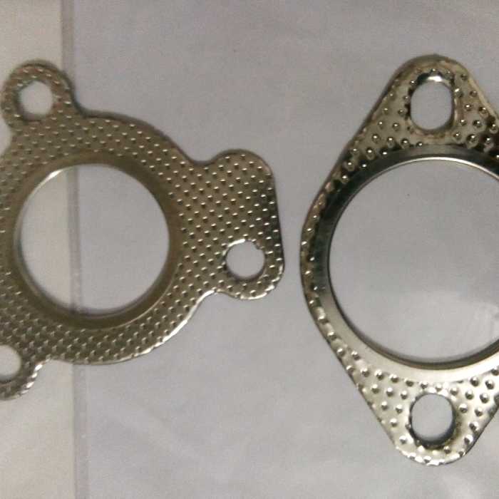 واشر  اگزوز  دو پیچ و سه پیچ طرح فلزی پراید هرکدام تکی و جداگانه  با کیفیت عالی یدک چی 