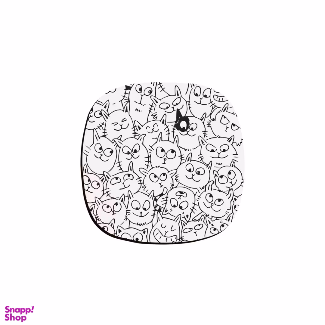 زیر لیوانی ترمه طراحان ایده مدل لشگر گربه ها کد CFP1324