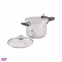 ديگ زودپز پارس استیل مدل کفه سه لایه کد 0101/0214 گنجایش 6 ليتر