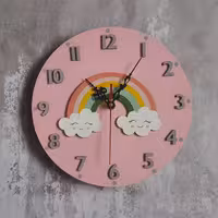 ساعت اتاق کودک رنگین کمان