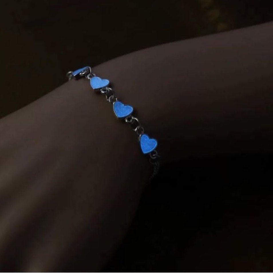 دست بند شب تاب رنگ سبز 