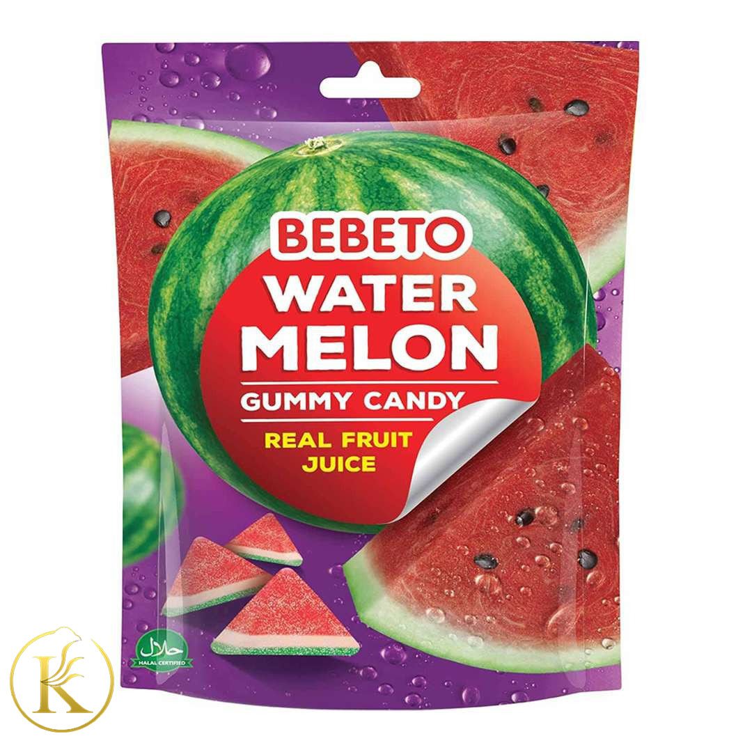 پاستیل خارجی ببتو  هندوانه آبمیوه طبیعی(60 گرم) bebeto
