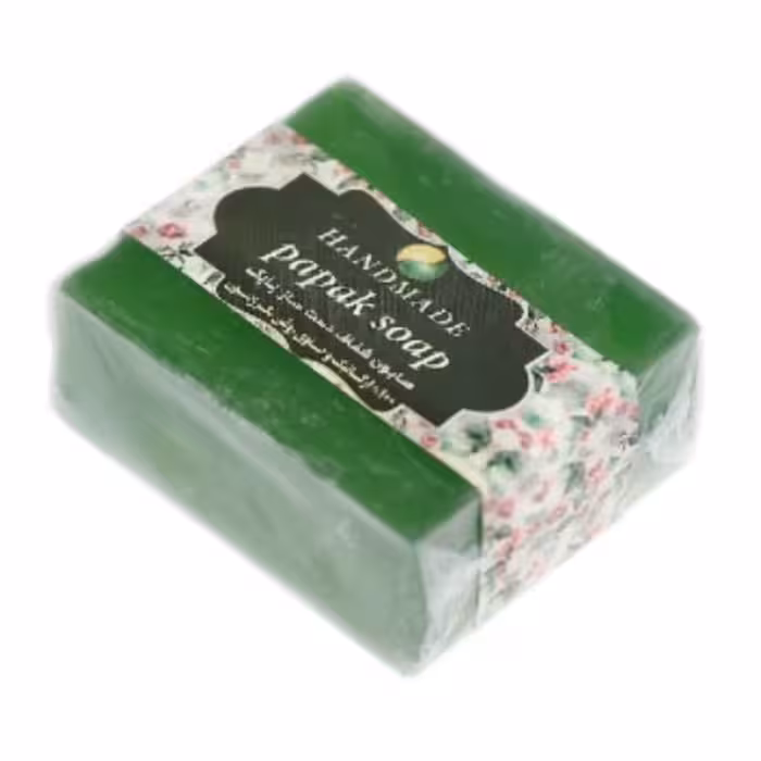 صابون زیتون پاپک - صابون زیتون گلیسیرینه طبیعی و دست ساز 100 گرم نیکوحال