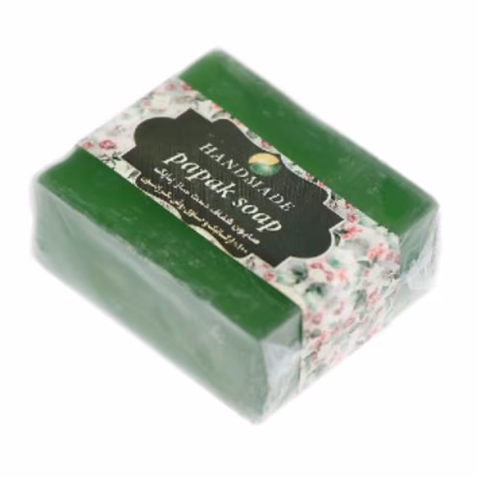 صابون زیتون پاپک - صابون زیتون گلیسیرینه طبیعی و دست ساز 100 گرم نیکوحال