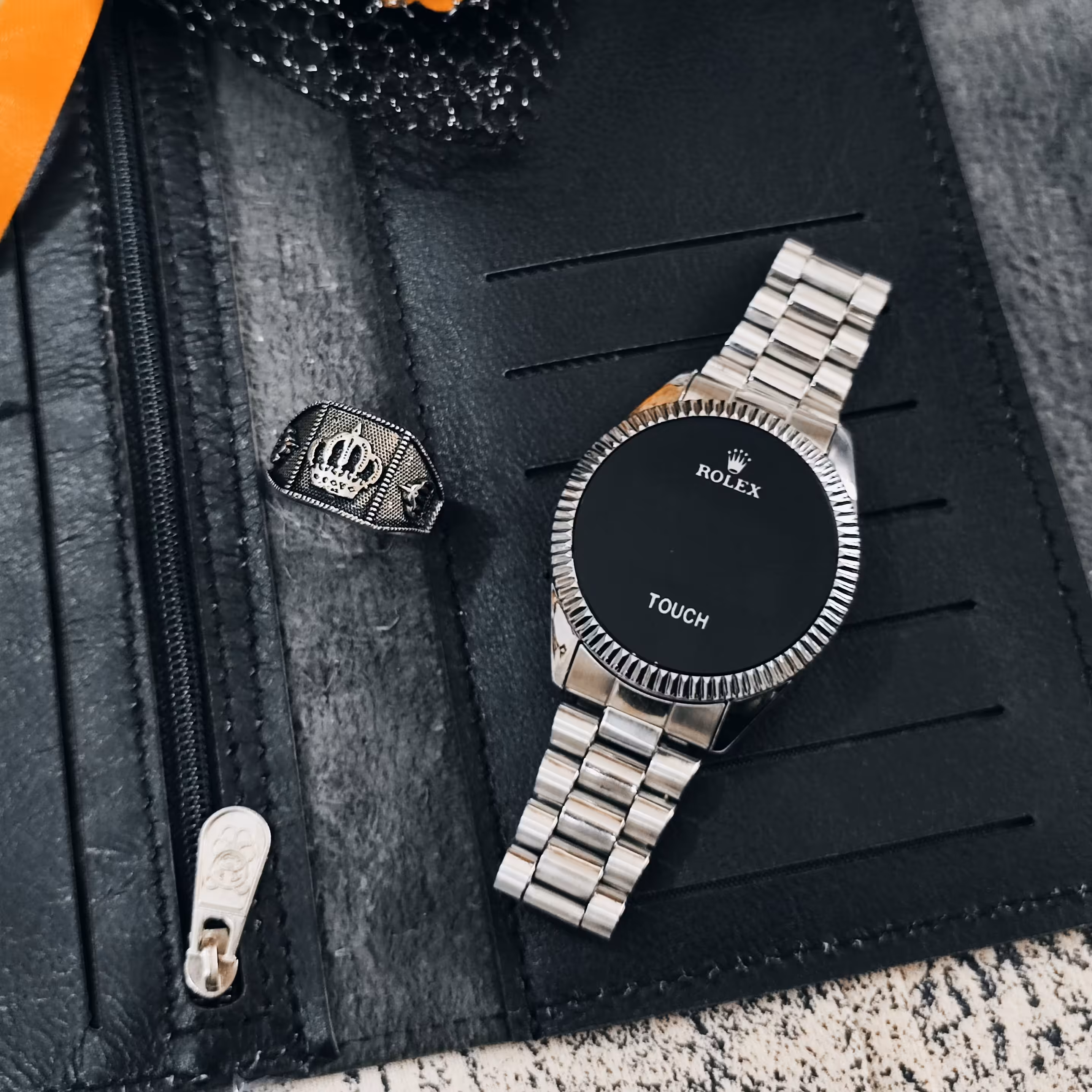 ست ساعت مردانه رولکس لمسی