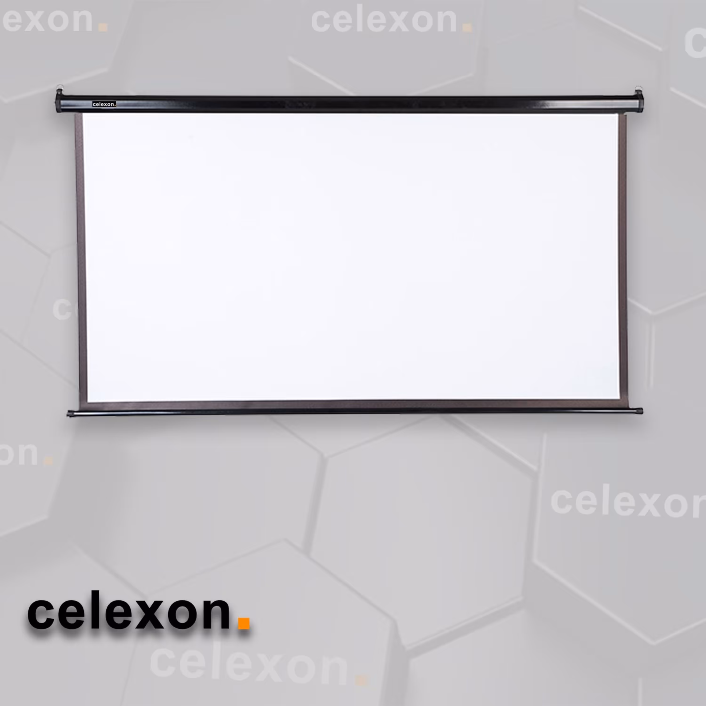 پرده نمایش مشکی برقی سلکسون مدل CSB300A