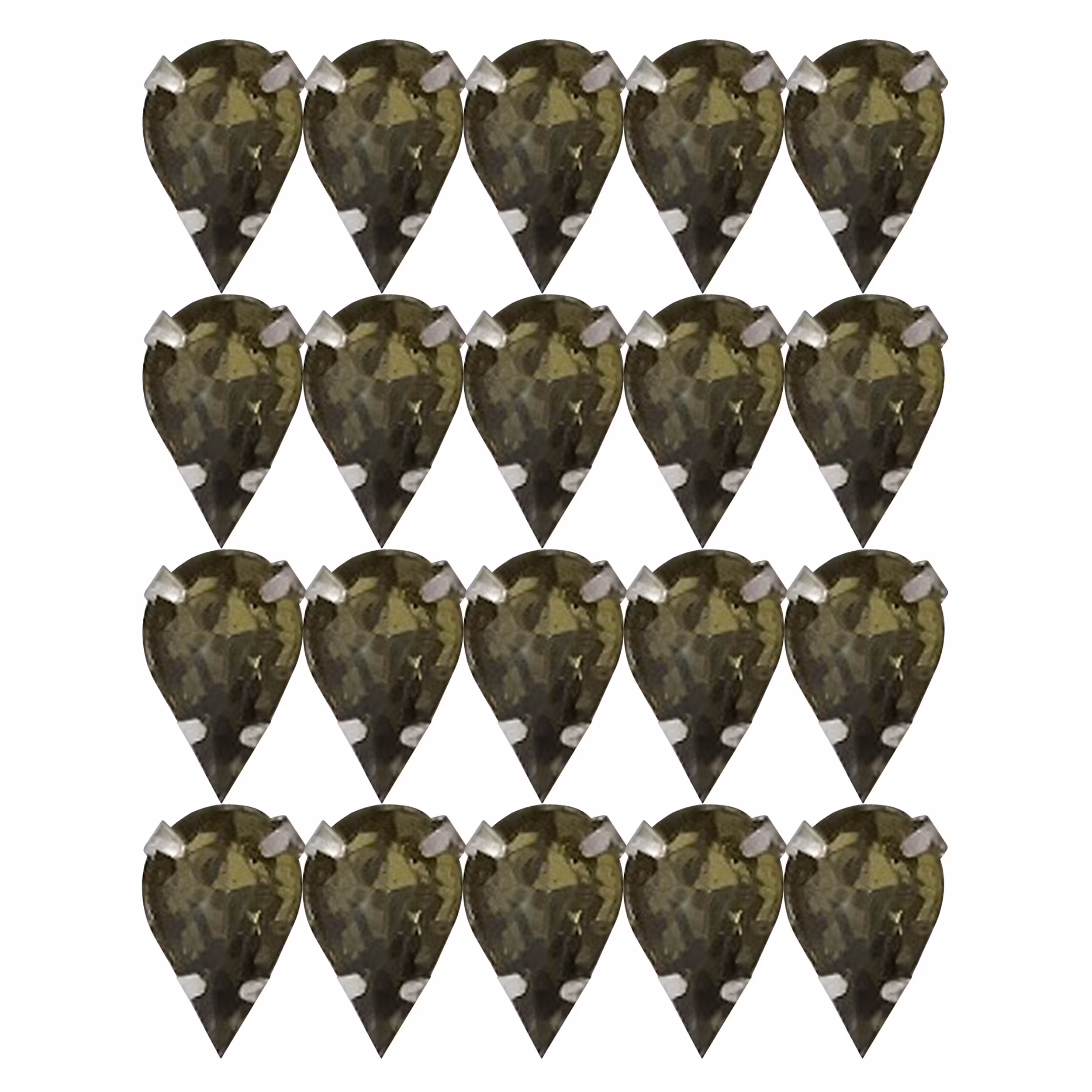 نگین پایه دار سبز اشک