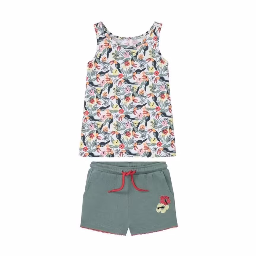 تاپ و شورتک دخترانه لوپیلو سایز 2 تا 4 سال 