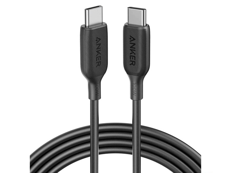 کابل شارژ و انتقال داده تایپ سی به تایپ سی 100 وات 1.8 متری انکر A8856