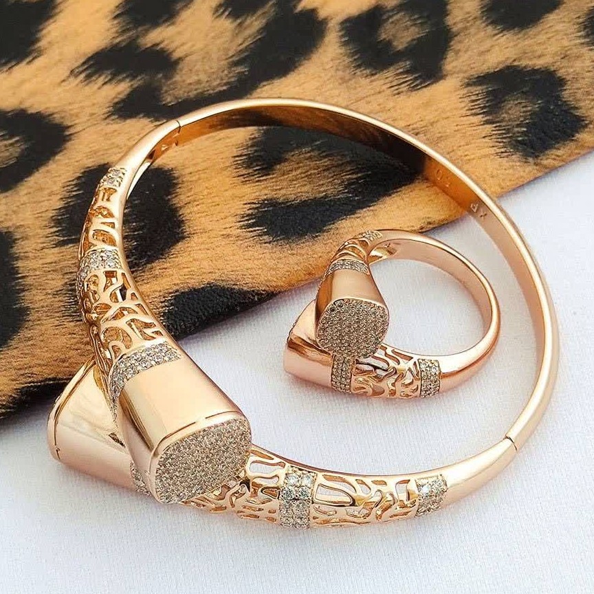 تکدست طرح طلا با قفل بازشو از برند معروف ژوپینگ با ارسال رایگان