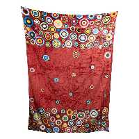 پتو مسافرتی ژله ای طرح توپی و گلدار (سروین)