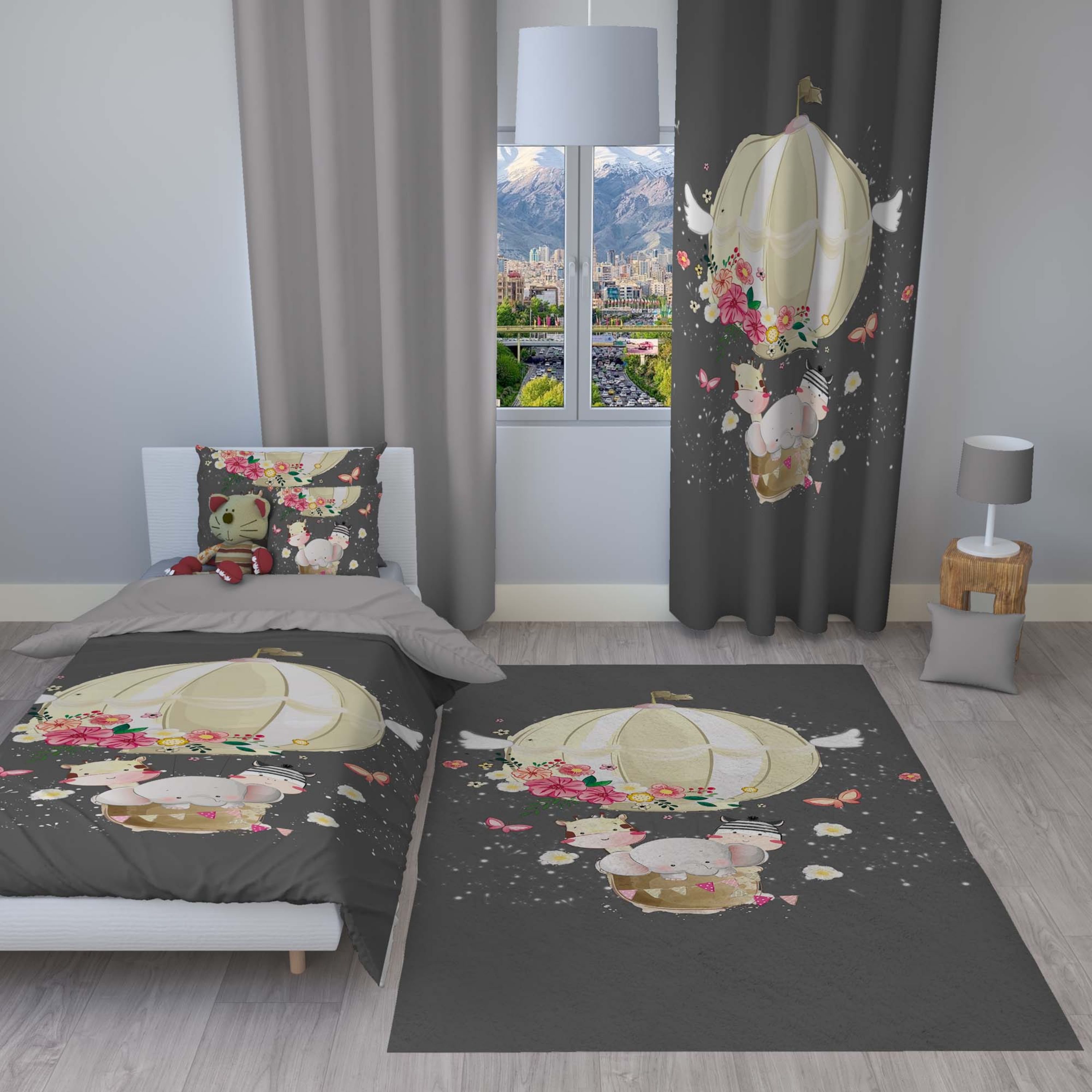 سرویس روتختی مدل 137 یک نفره 4 تکه سایز 140x230