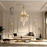 لوستر دانه خور طرح گلابی در رنگ بندی کوره ای و آبکاری