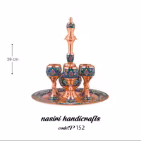 سرویس شربت خوری بزرگ مس و پرداز نصیری