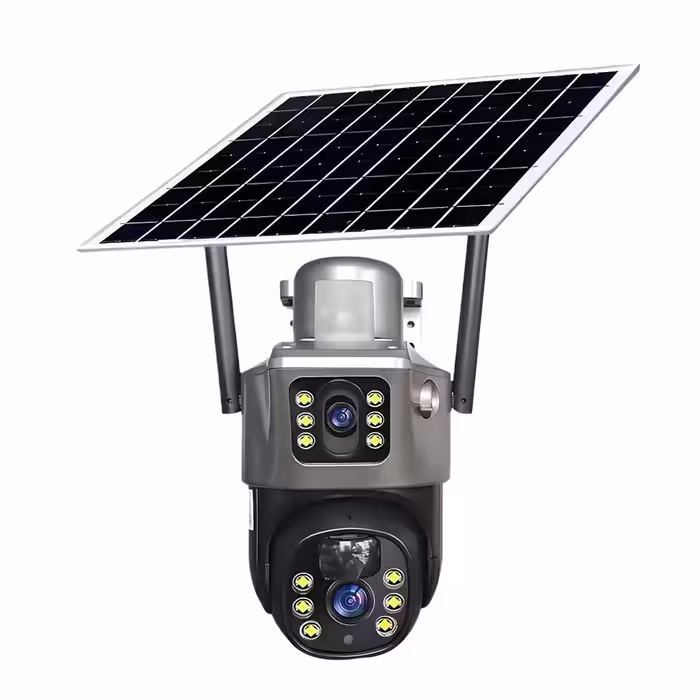 دوربین خورشیدی سیمکارتی دو لنز مدل TPS3 V380