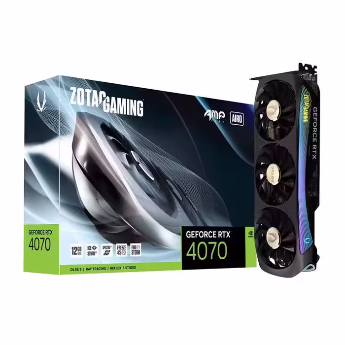 کارت گرافیک زوتاک GAMING GeForce RTX 4070 AMP AIRO