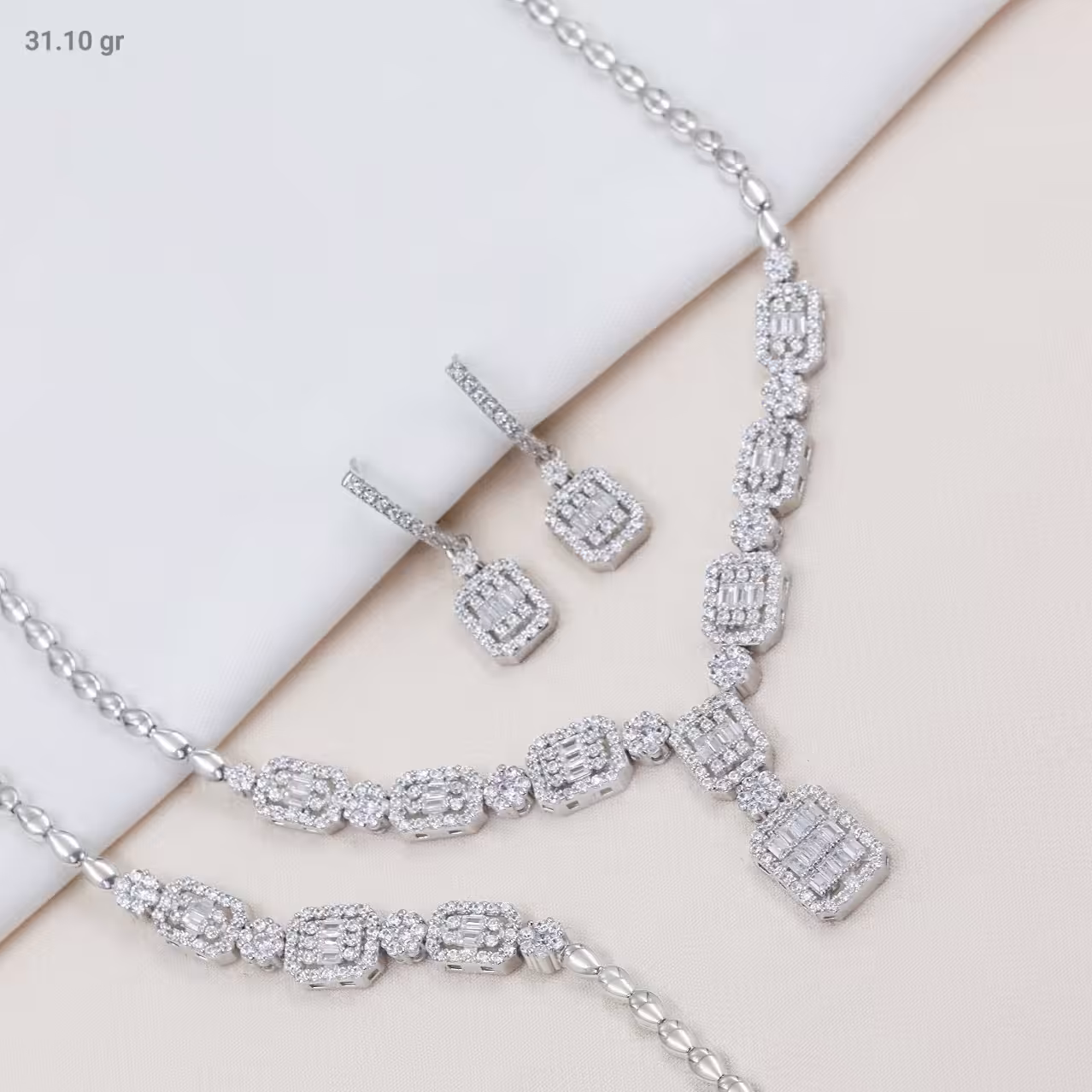 سرویس نقره مارسا طرح امرالد کات کد S-10377-32.5