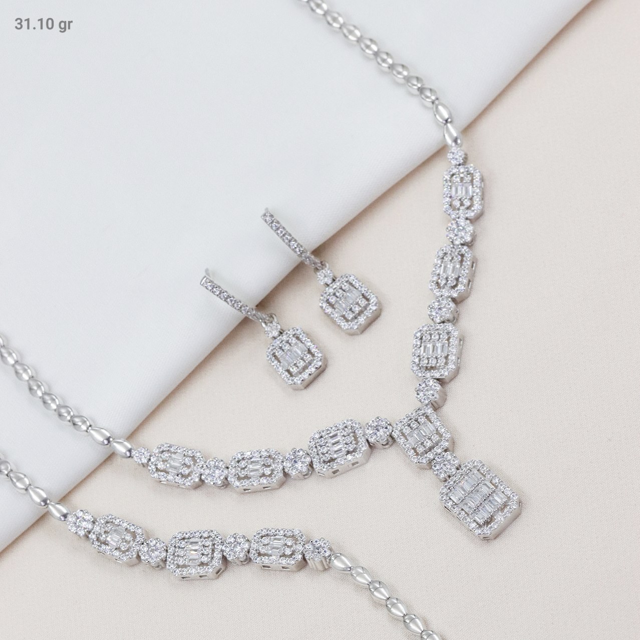 سرویس نقره مارسا طرح امرالد کات کد S-10377-32.5