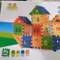 اسباب بازی بلوک های خانه سازی  ( 48 قطعه ای ) 