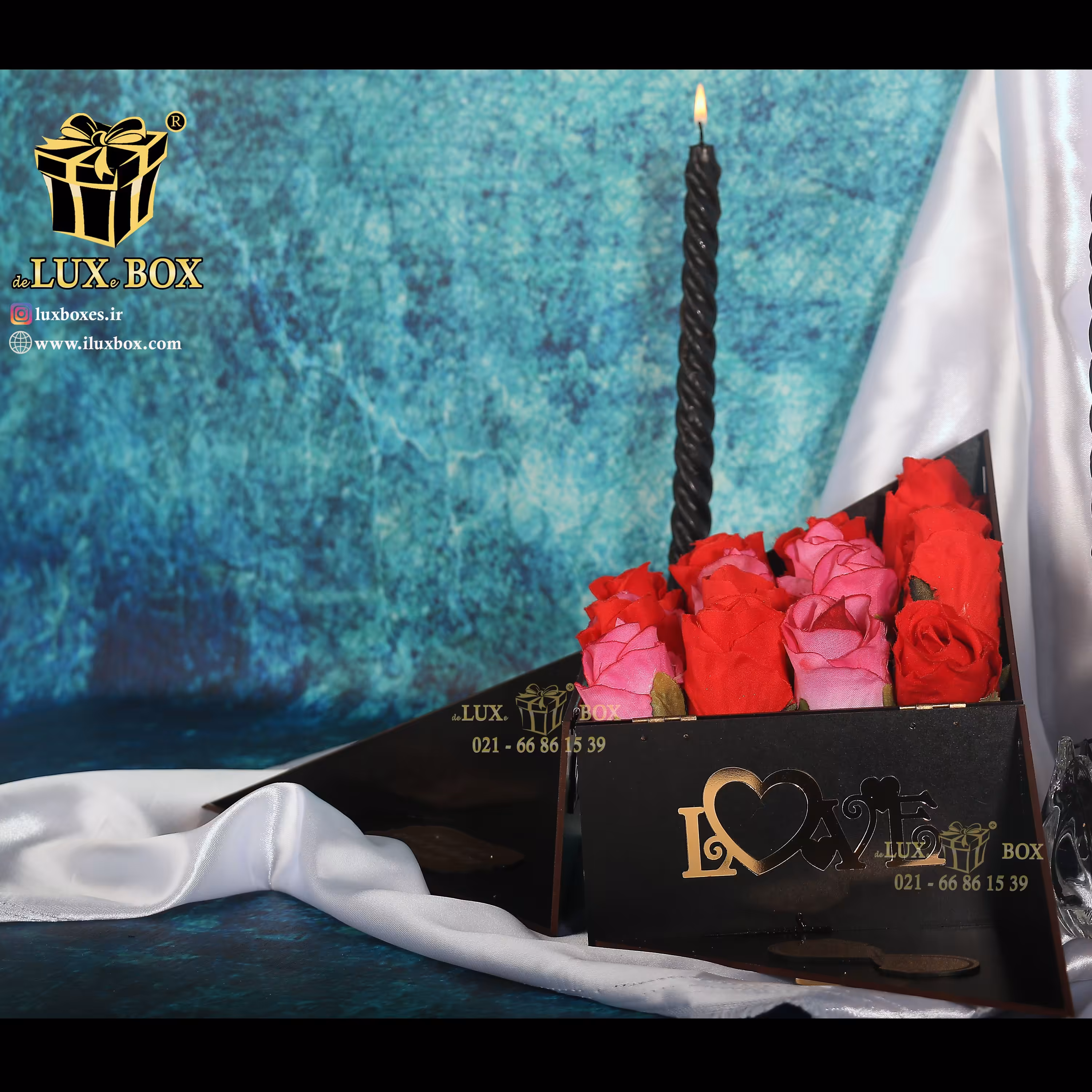 جعبه کادو  چوبی  جعبه لوکس باکس مدل سورپرایز کد LB240