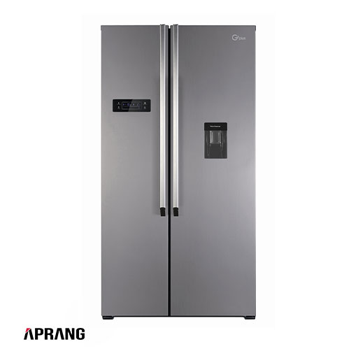 یخچال و فریزر ساید بای ساید جی پلاس مدل GSS-K715 - نقره ای