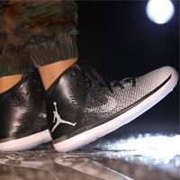 کفش بسکتبال نایک ایرجردن basketball shoe air jordan 31 fine print black white wolf grey 845037-003