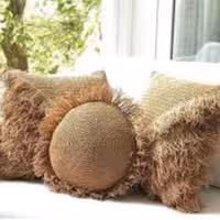 ست سه تایی کوسن رافیا حصیری