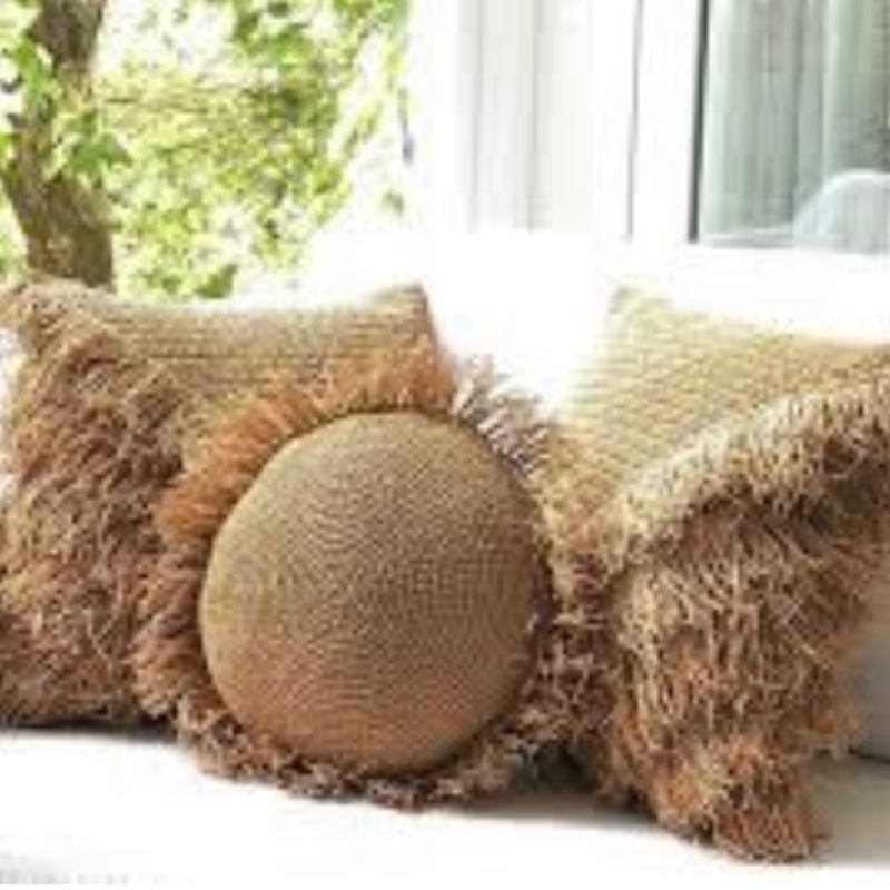 ست سه تایی کوسن رافیا حصیری