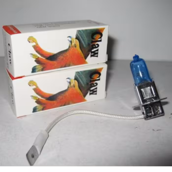 لامپ h3 (سیم دار) سفید برند claw (یک جفت) کیفیت بالا 100 وات 