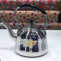 قوری استیل خارجی دو لیتری درجه 1     استیل نگیر و ضخیمِ صافی دار