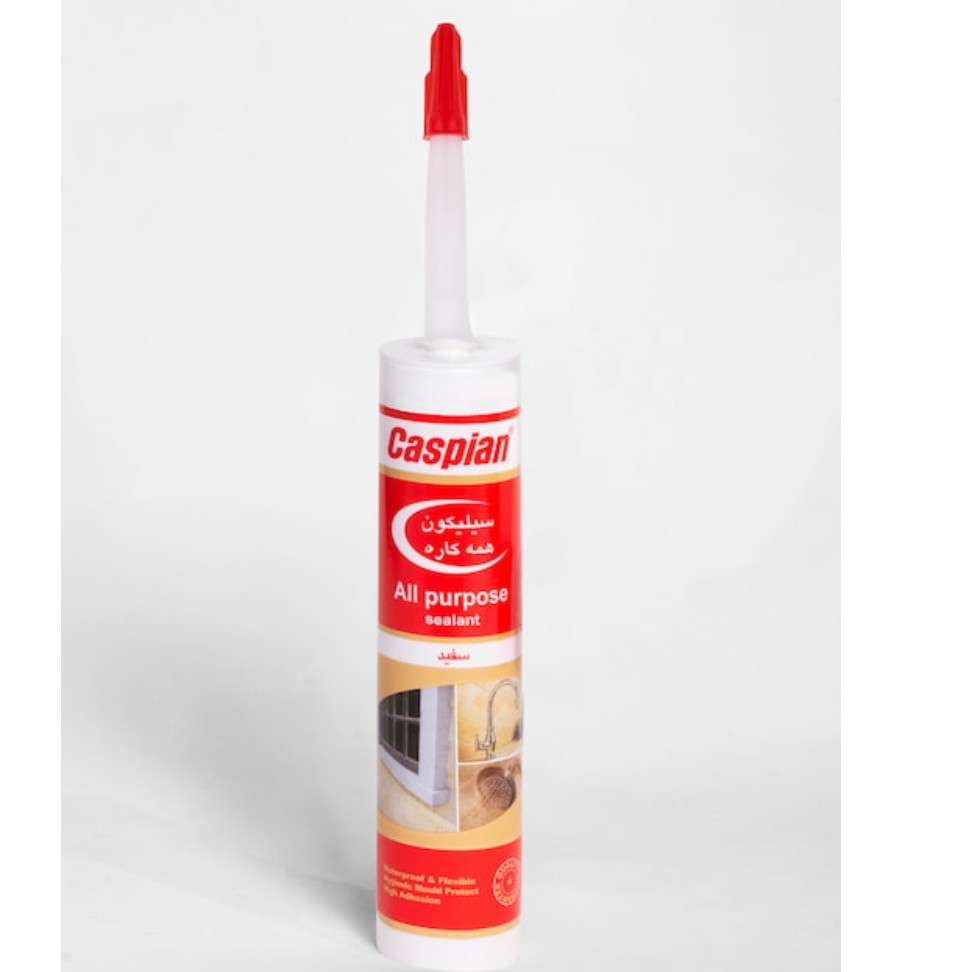 چسب سیلیکونی شفاف همه کاره کاسپین 320 میلی گرمی