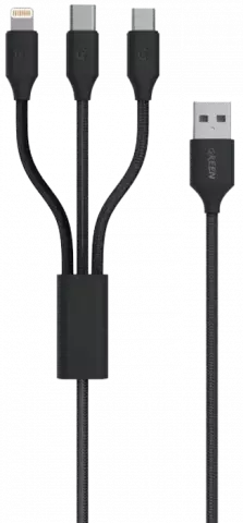 مشخصات کابل شارژ 1.2 متری گرین لاین مدل 3in1