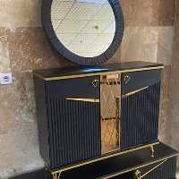 آینه کنسول طرح سلطنتی (ارسال باربری پسکرایه))