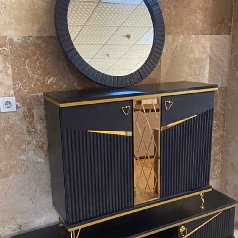 آینه کنسول طرح سلطنتی (ارسال باربری پسکرایه))