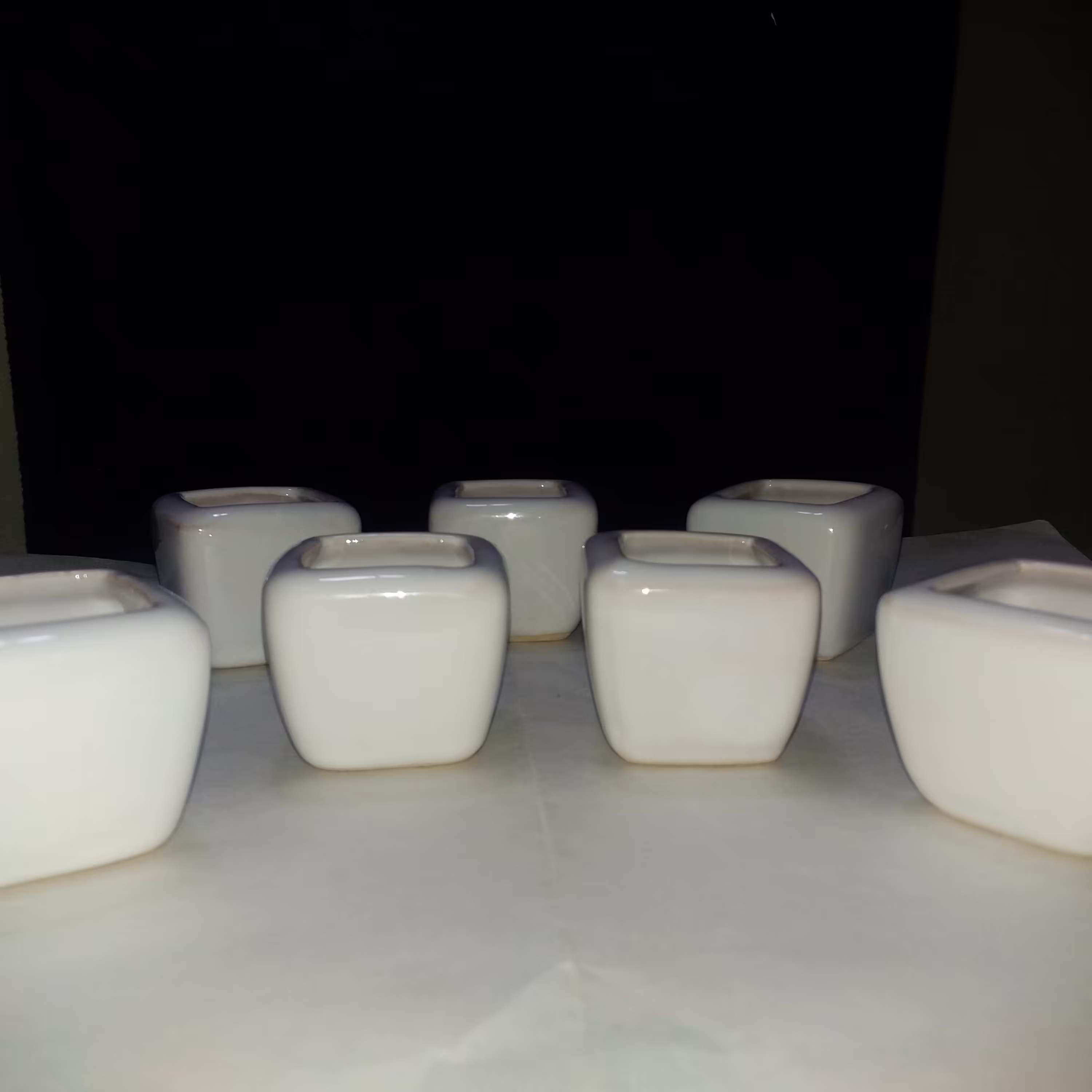 ست 7 عددی گلدان سرامیکی سایز5