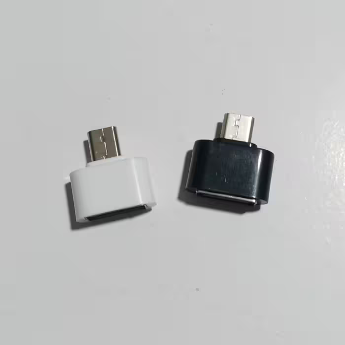(بسته سه عددی) مبدل OTG (او تی جی) اندروید (میکرو،micro) بدنه پلاستیک