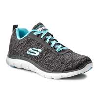کتانی اسکیچرز مخصوص پیاده روی      Skechers Flex 2.0 Black Blue