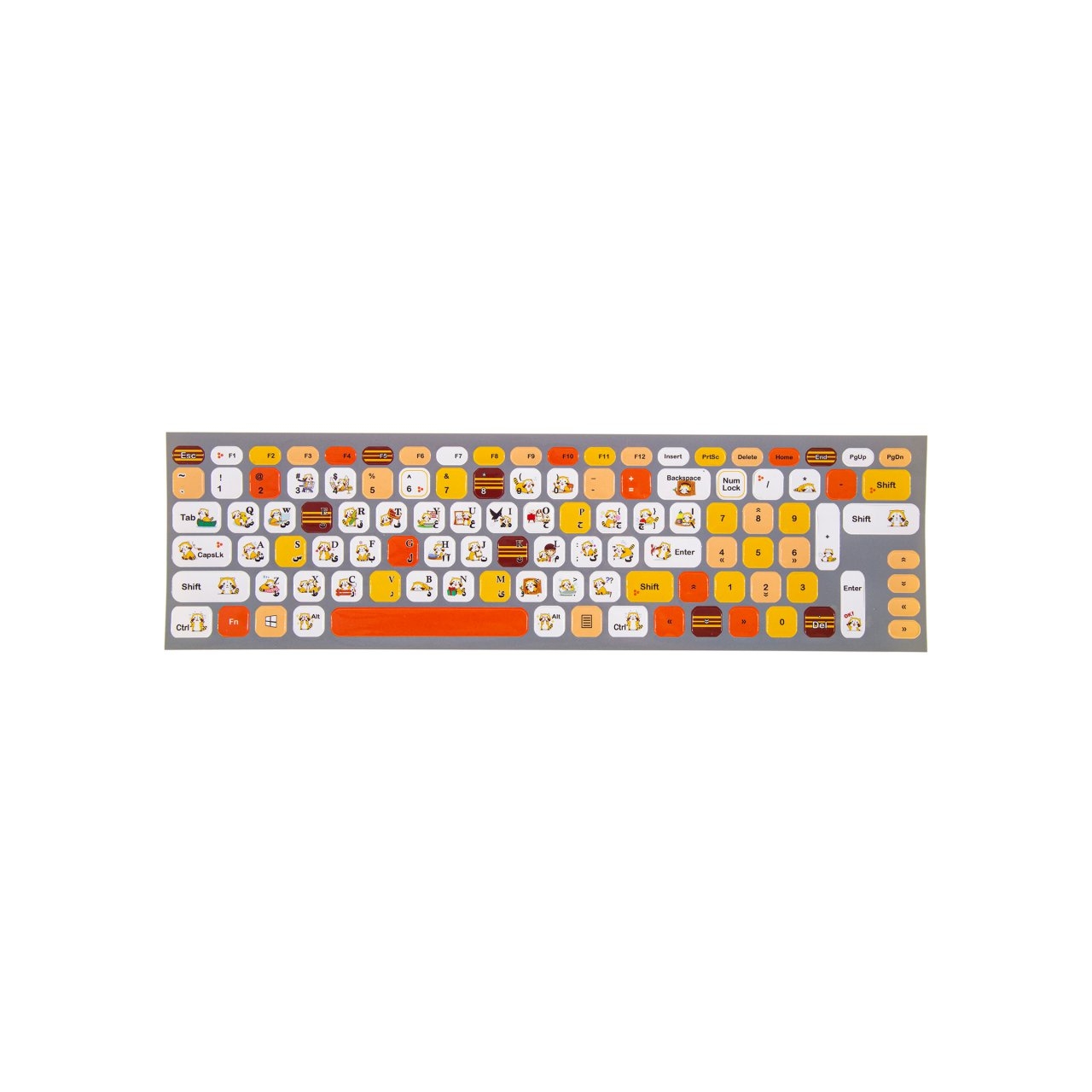 استیکر کیبورد فانتزی طرح رامکال