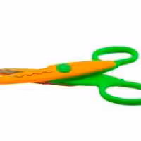 قیچی سرگرد بی خطر مخصوص کودکان مهدکودک فنردار پلاستیکی