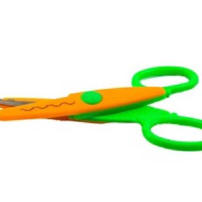 قیچی سرگرد بی خطر مخصوص کودکان مهدکودک فنردار پلاستیکی