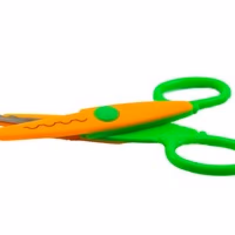 قیچی سرگرد بی خطر مخصوص کودکان مهدکودک فنردار پلاستیکی