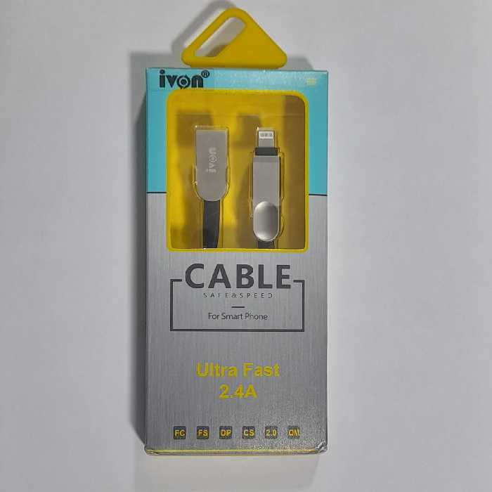 کابل شارژ  دو کاره آیفون و اندرویدی