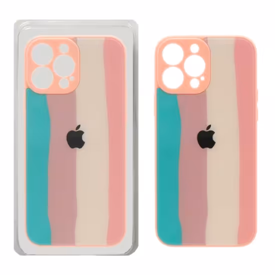 قاب گوشی آبرنگی پشت گلس محافظ لنزدار برای Iphone 13 Pro Max - کد 299