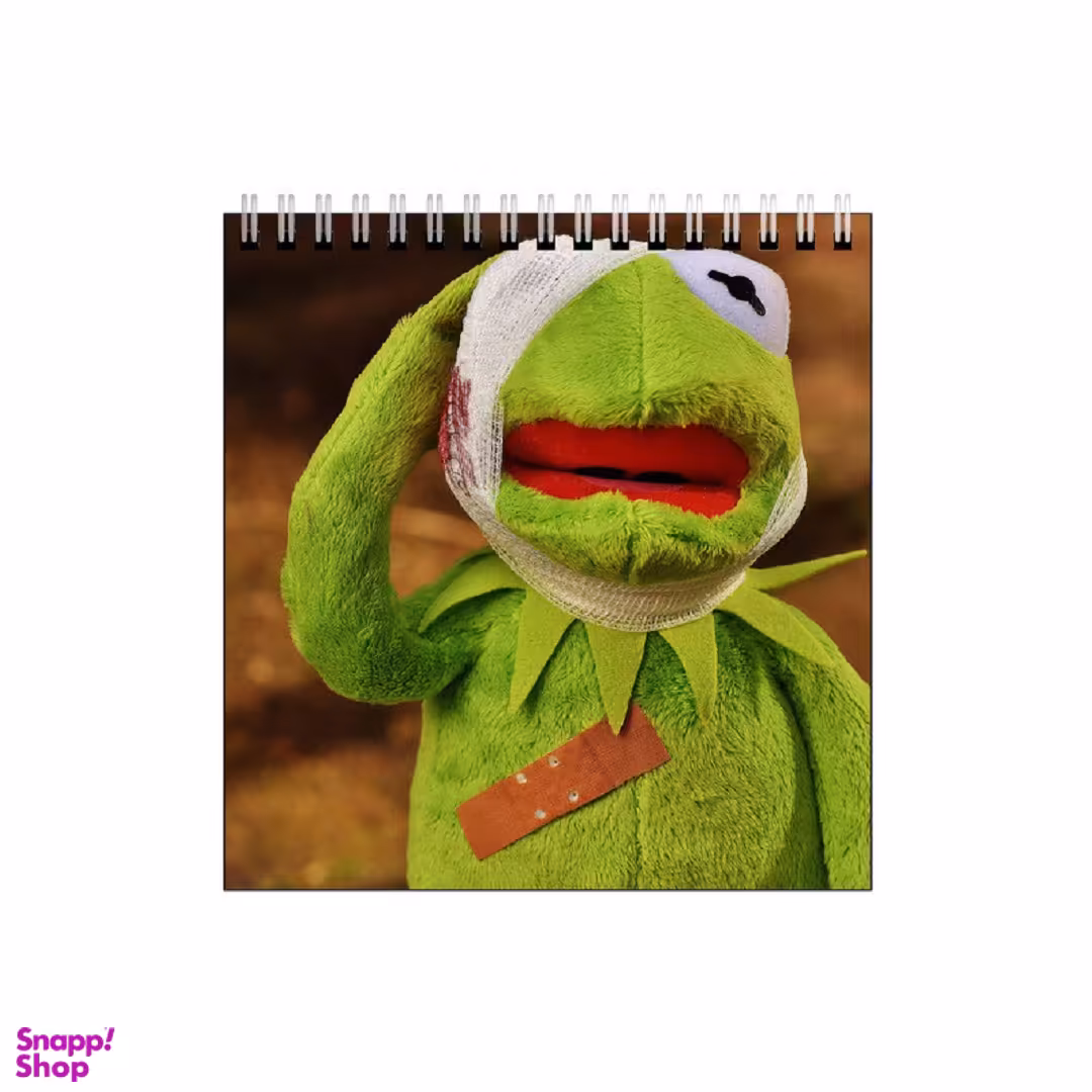 دفتر طراحی 60 برگ طرح قورباغه مریض کد 7781294