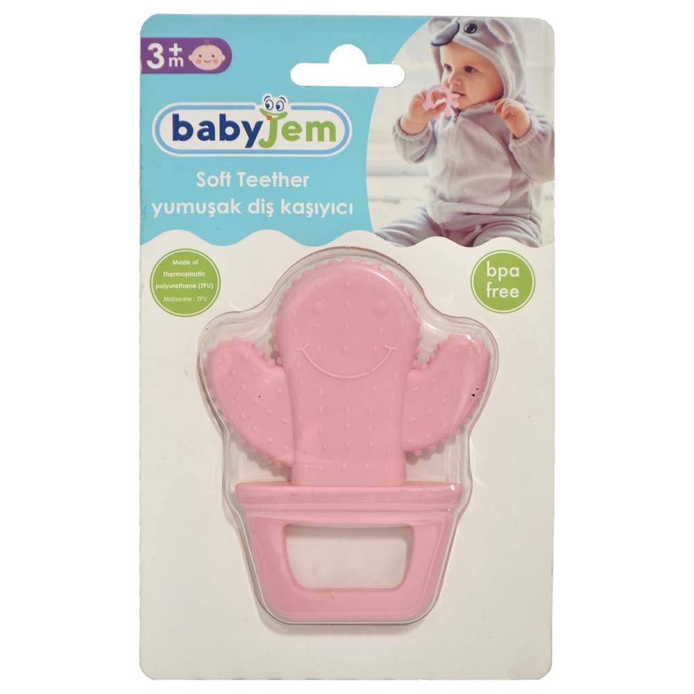 دندان گیر کودک بی بی جم babyjem طرح کاکتوس