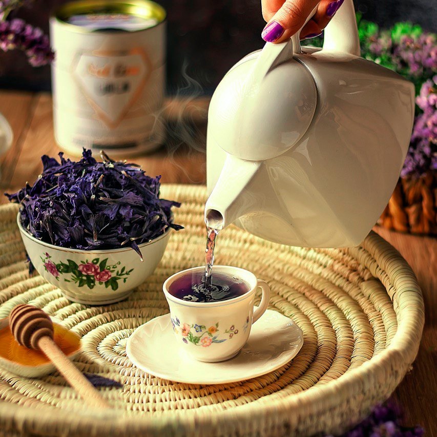 دمنوش گل گاوزبان  درجه یک امسالی نات لاین (ارسال رایگان) 