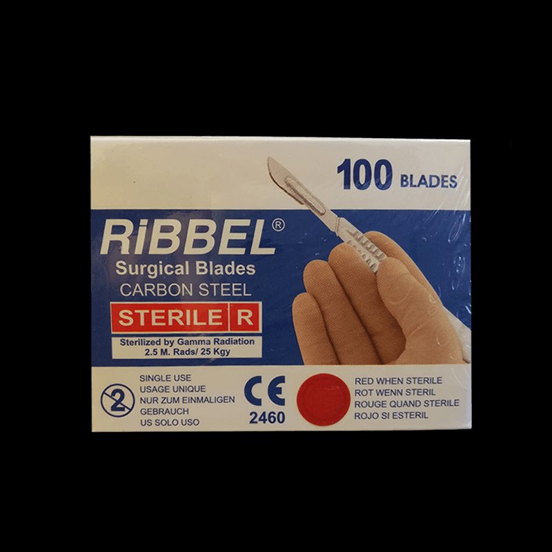تیغ بیستوری ریبل (Surgical Razor Blade Ribble) سایز 10بسته 100 عددی