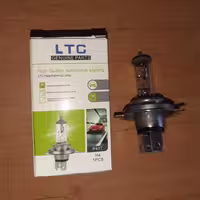 لامپ خودرو پایه H4 رنگ آفتابی 55 وات برند LTC بسته 1 عددی