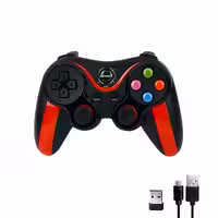 دسته بازی تکی شوک دار بی سیم پاناتک مدل P-G508W