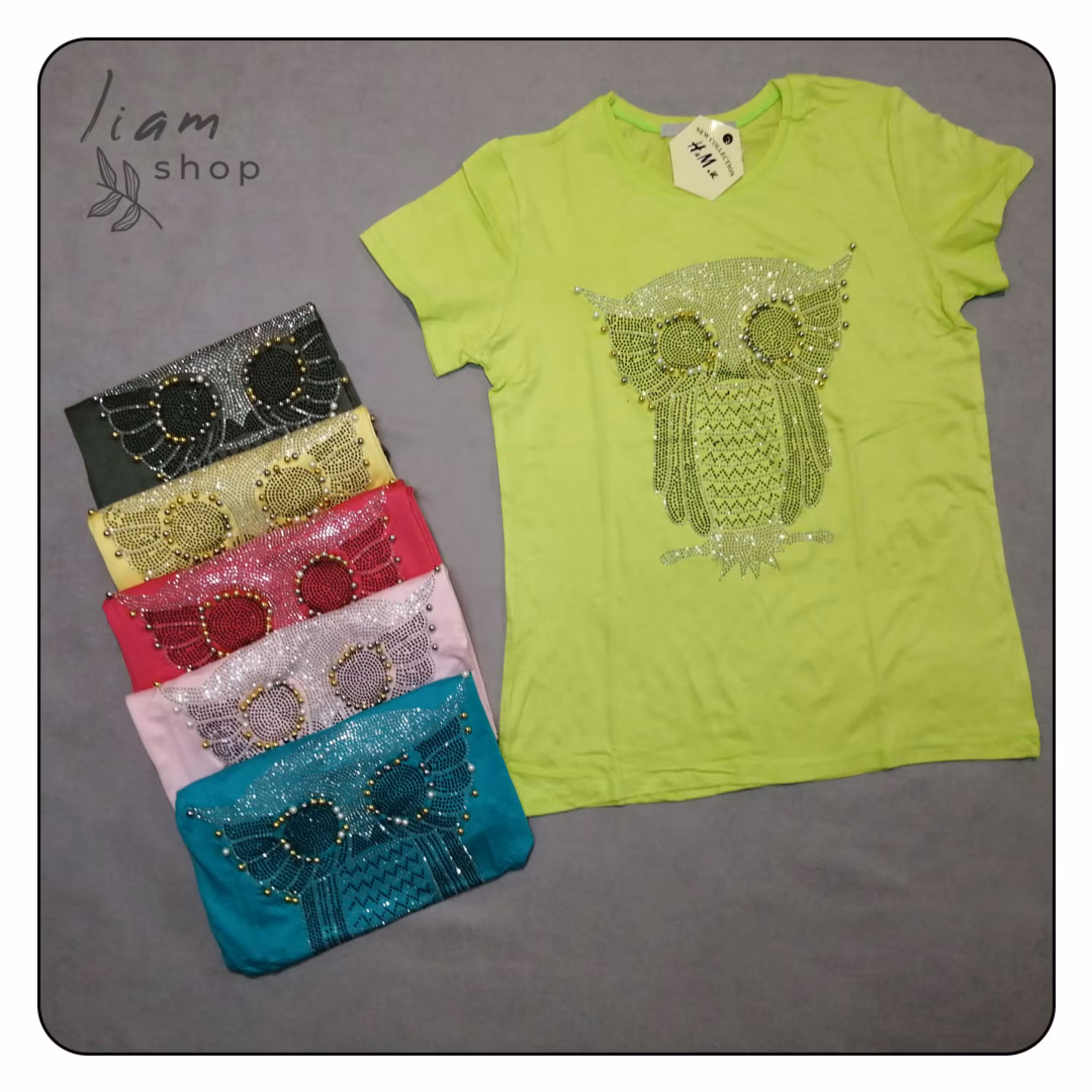 تی شرت طرح جغد